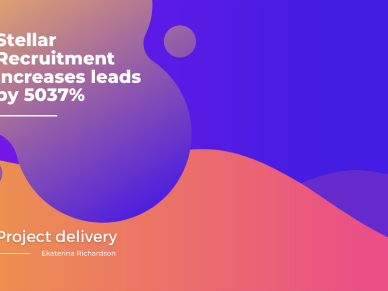 Stellar Recruitment increases leads by 5037% with HubSpot